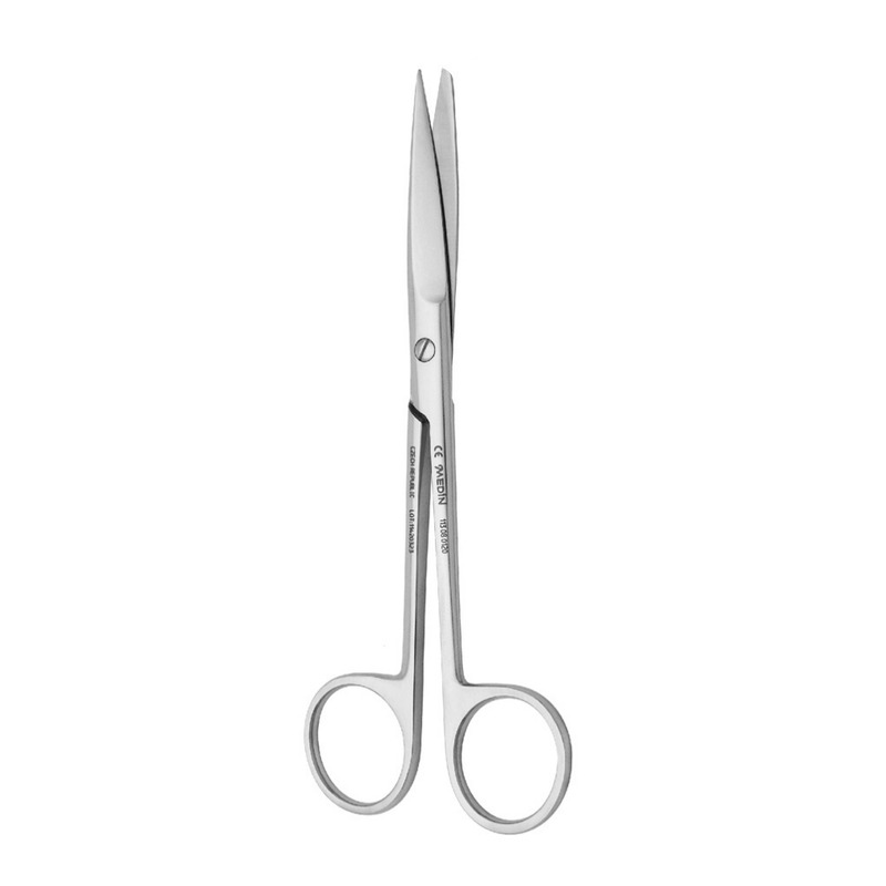 Nůžky chirurgické rovné hrotnaté tupé; 150 mm