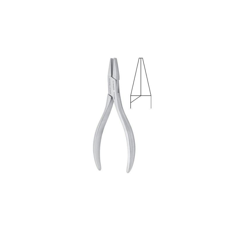 Kleště laboratorní ploché; 13,4 cm