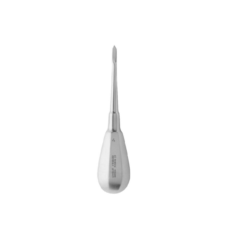 Páka extrakční rovná jemná Bein, 4 mm; 14,5 cm
