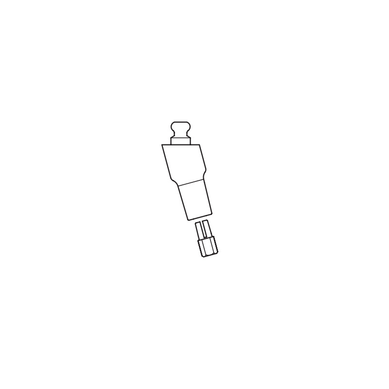 Abutment nakloněný 15 ° 4,1/5 mm 1 ks
