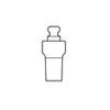 Abutment rovný 4,1/3 mm 1 ks