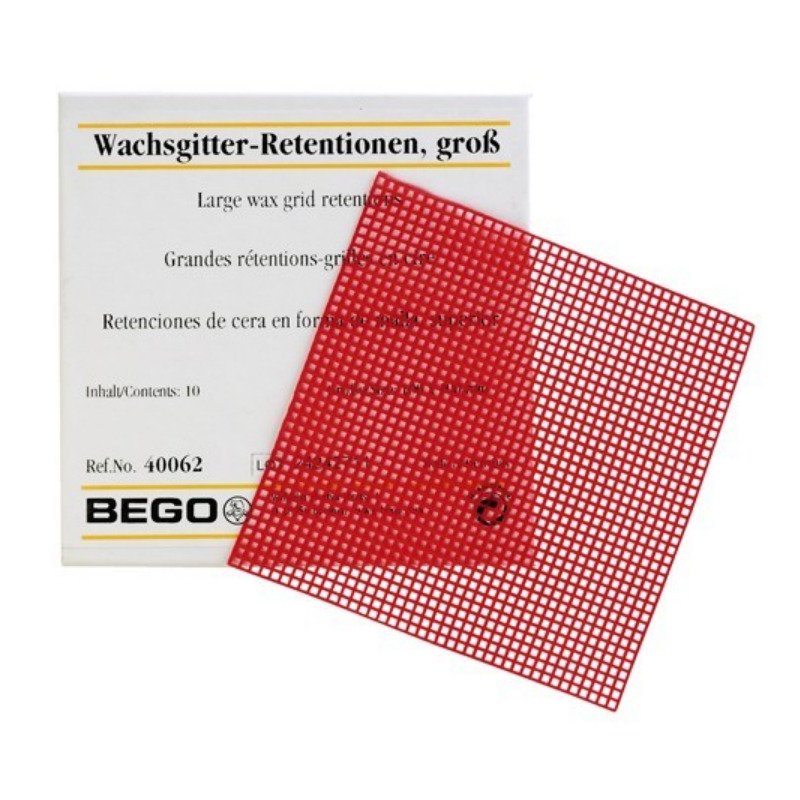 Voskové mřížkové retence 60x42mm 25ks