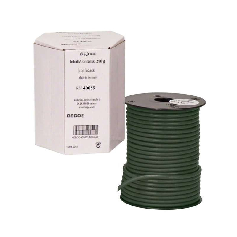 Voskový drát v roli zelený 5,0mm 250g