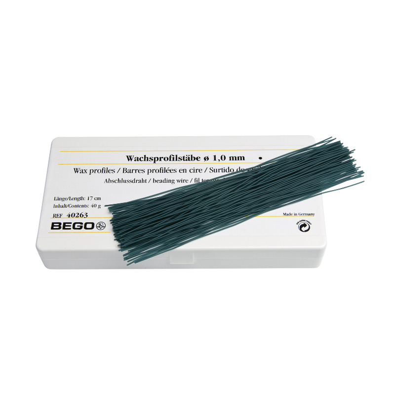 Voskový drát řezaný zelený 1,0mm 40g