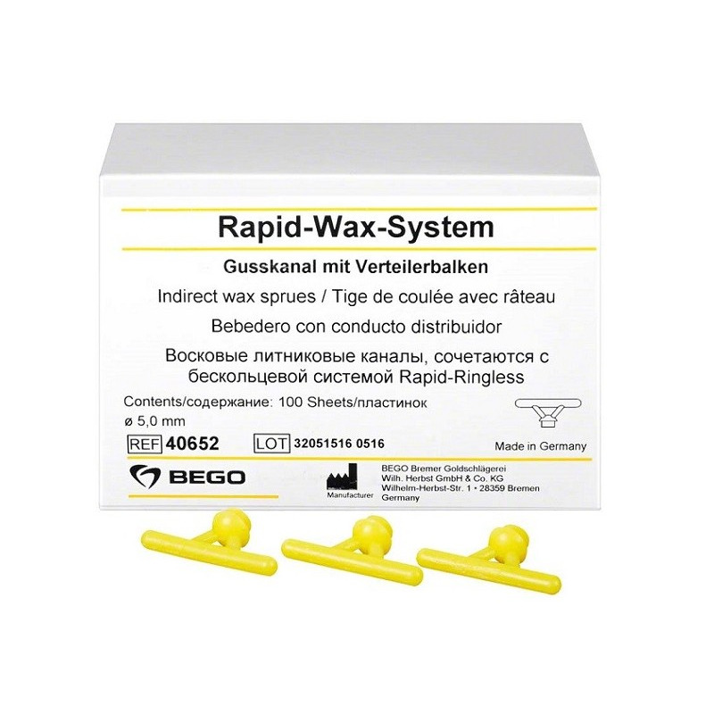 Rapid licí kanálky s dělicími rameny 5,0mm 100 ks