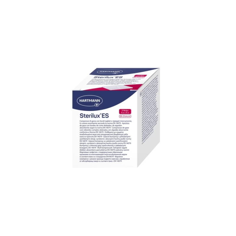 Sterilux Batist sterilní 5x5cm  25x2ks