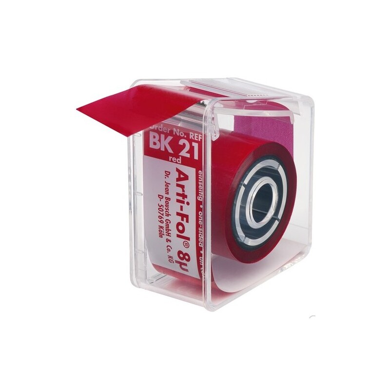 Artikulační fólie P 1-str.červená BK21 22mm/20m 8µ