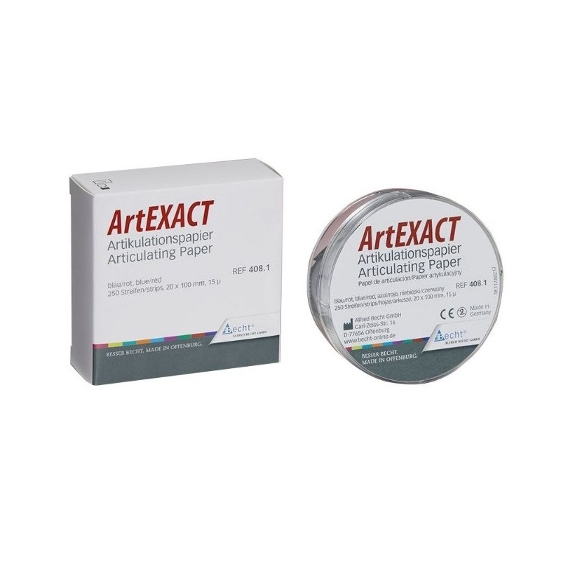 Artikulační papír ArtEXACT modročervený 250ks