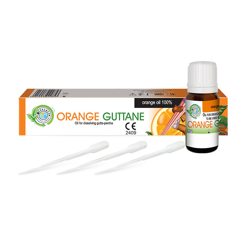 ORANGE GUTTANE olej k rozpouštění gutaperči, 10 ml + pipeta
