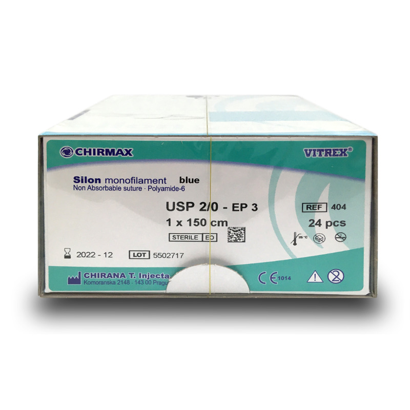 Silon Monofil blue DS15/1 1,5EP 0,45m