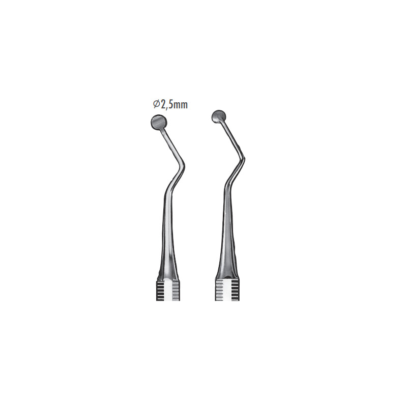 Exkavátor oboustranný Ø 2,5 mm