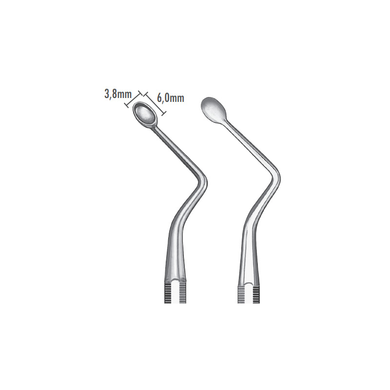 Exkochleační lžičky 3,8 mm