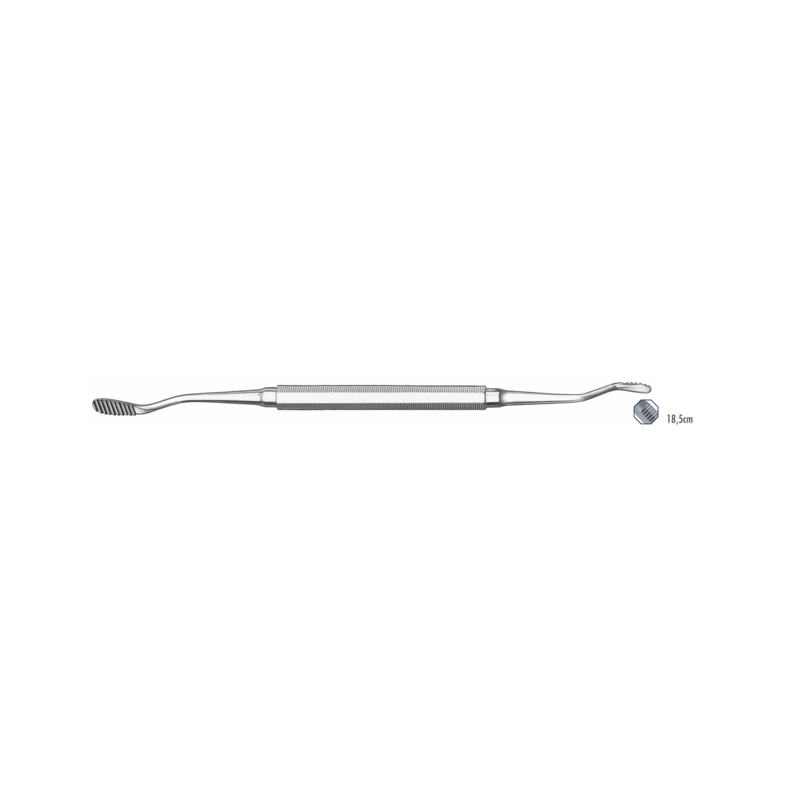 Kostní pilník Miller-Colburn 18,5 cm