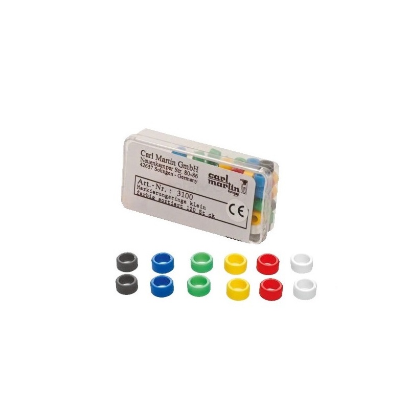 Rozlišovací kroužky mini průměr 3mm 120ks