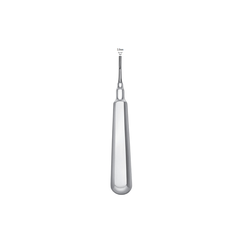 Kořenová páka Coupland 3 mm rovná