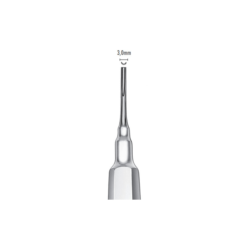 Kořenová páka Coupland 3 mm rovná