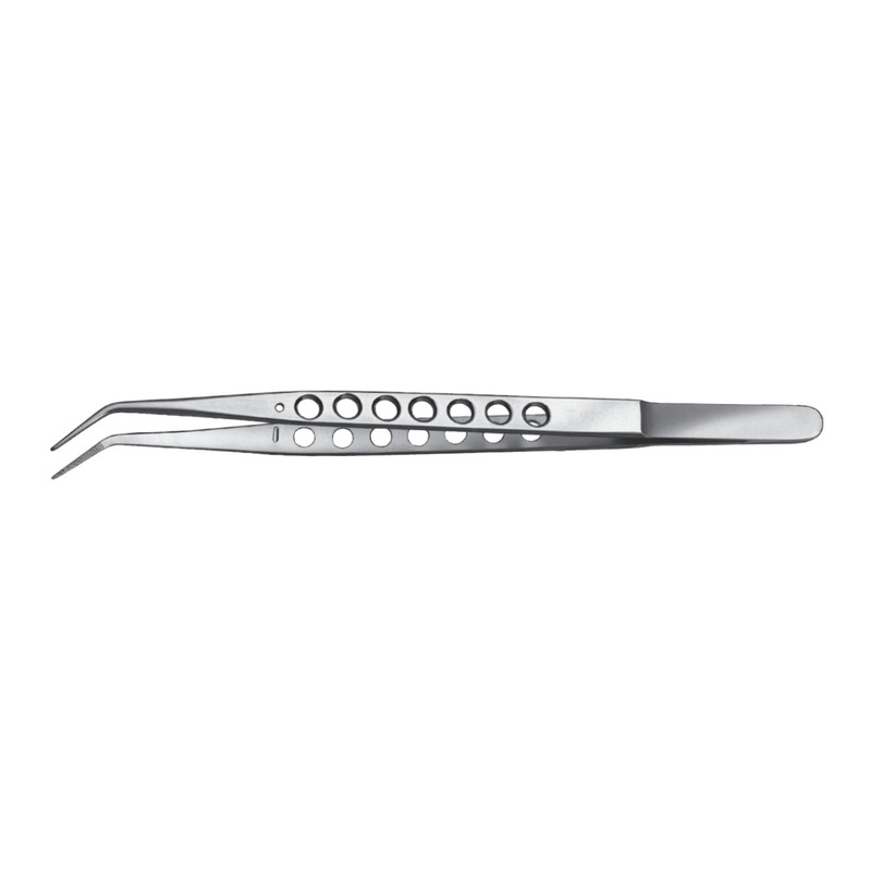 Pinzeta College Ergoform AS zahnutá vroubkovaná 16 cm