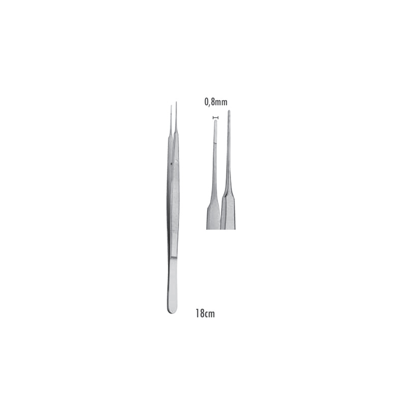 Mikro pinzeta 0,8 mm