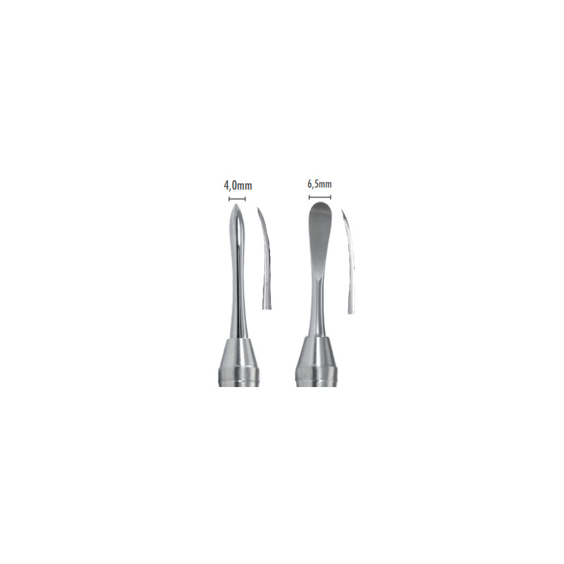Raspatorium Molt LiquidSteel 6,5 mm/4,0 mm