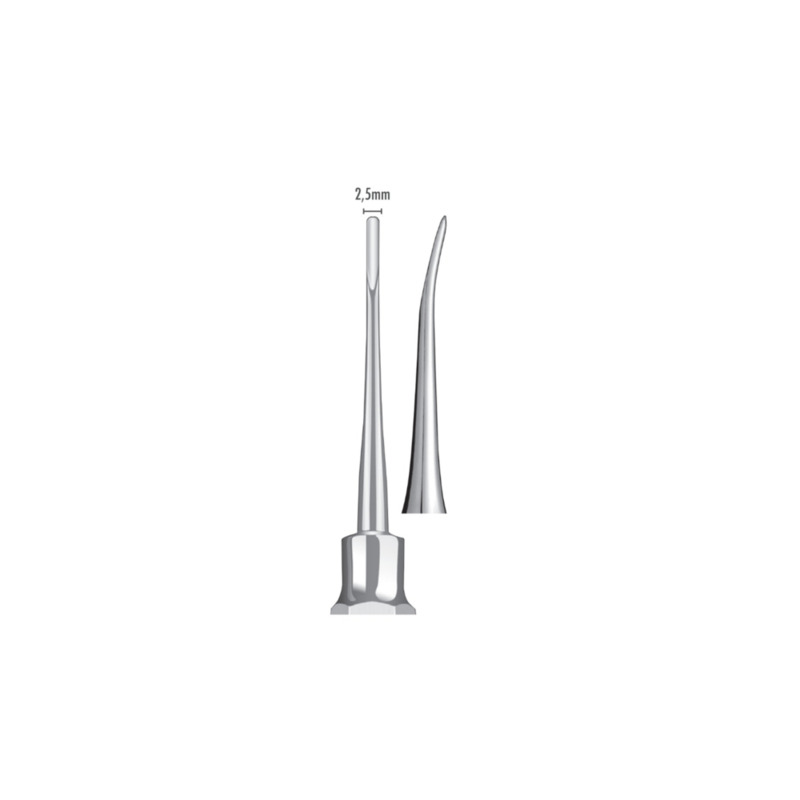 Luxivátor LiquidSteel zahnutý 2,5 mm