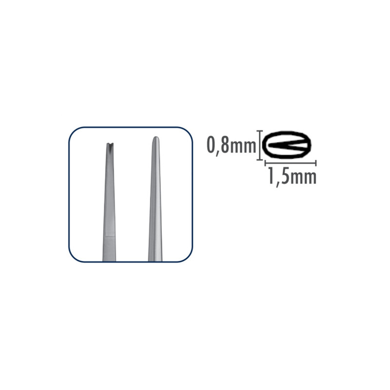 Pinzeta mikro LiquidSteel rovná 18 cm