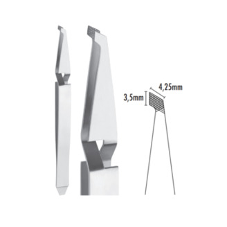 Pinzeta pro zámky k přímému lepení s pozicionérem 13,5 cm