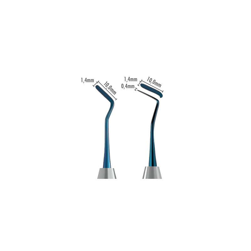 Hladítko pro úpravu kompozitu jemné 1,4 mm/ 1,4 mm tmavě modrá