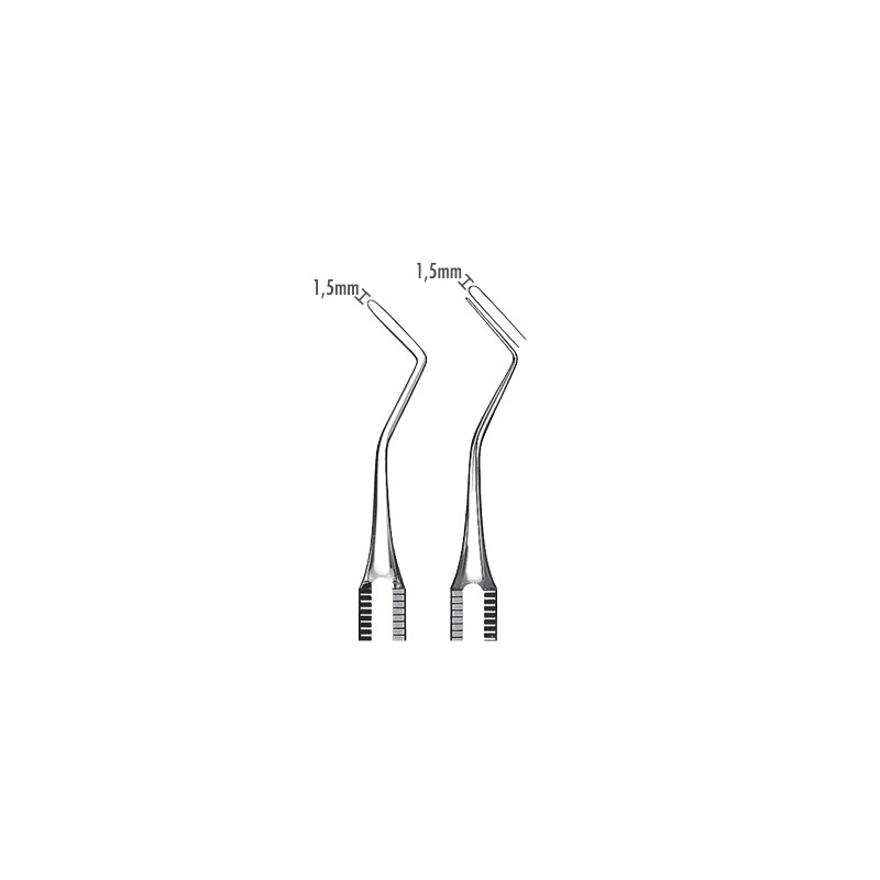 Hladítko oboustranné 1.5 mm/1.5 mm  světle modrá