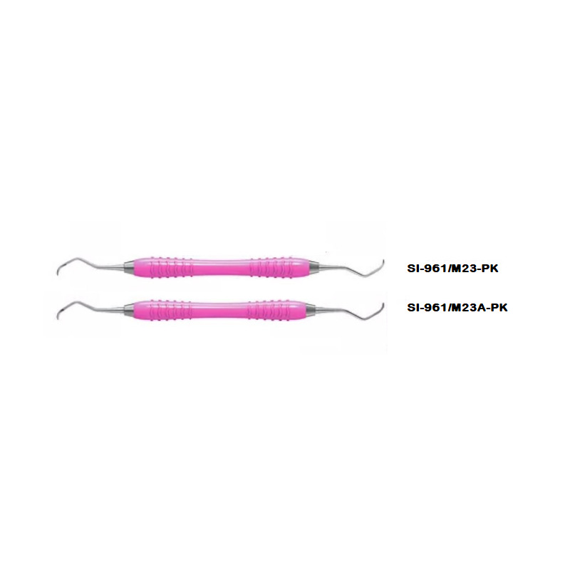 Set na profylaxi silicon LiquidSteel M23 růžová (kyreta a scaler)