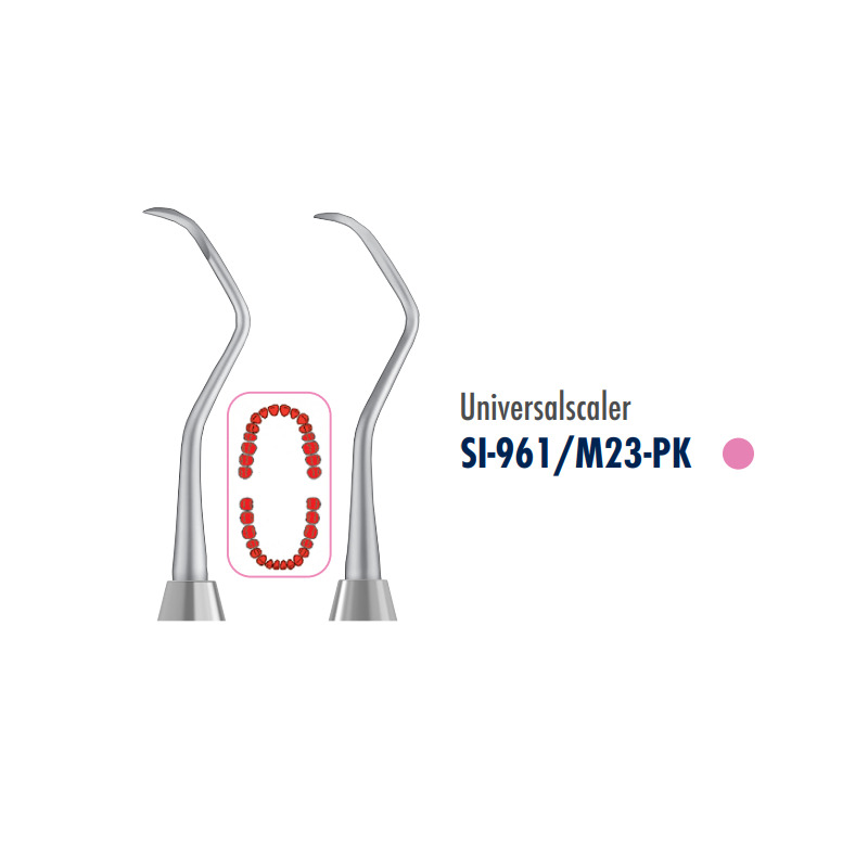Set na profylaxi silicon LiquidSteel M23 růžová (kyreta a scaler)
