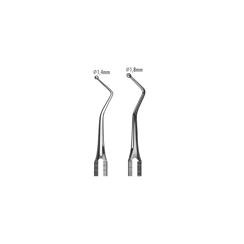 Cpátko kuličkové oboustranné 1.4 mm /1.8 mm zelená