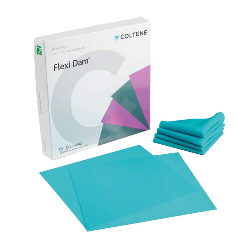 Flexi Dam Hygenic Non Latex zelený (152 x 152mm), 30ks