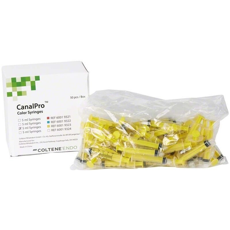 CanalPro Color 5ml žluté, 50ks stříkaček