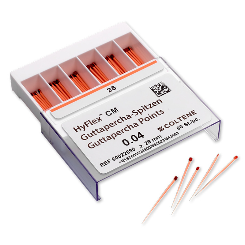 HyFlex CM gutaperčové čepy .04/25, 60ks sterilní