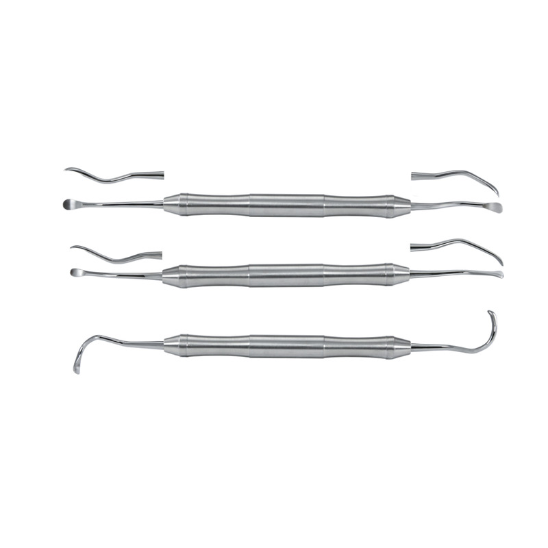Implantologická sada - nástroje Sinus lift LiquidSteel, 3ks