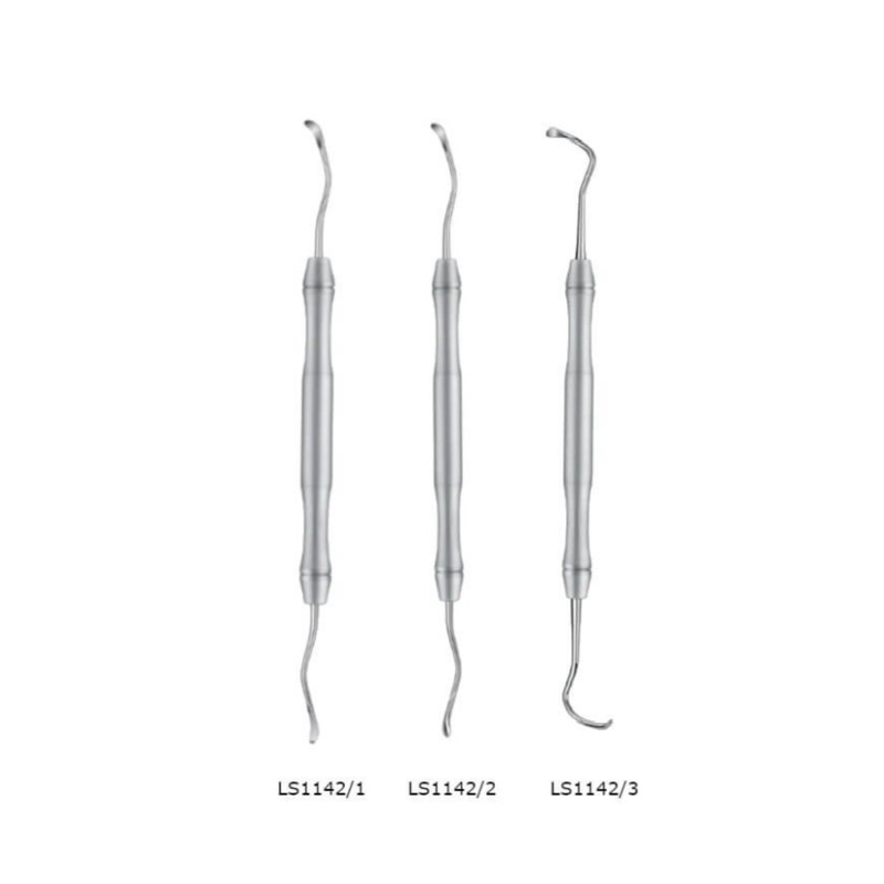 Implantologická sada - nástroje Sinus lift LiquidSteel, 3ks