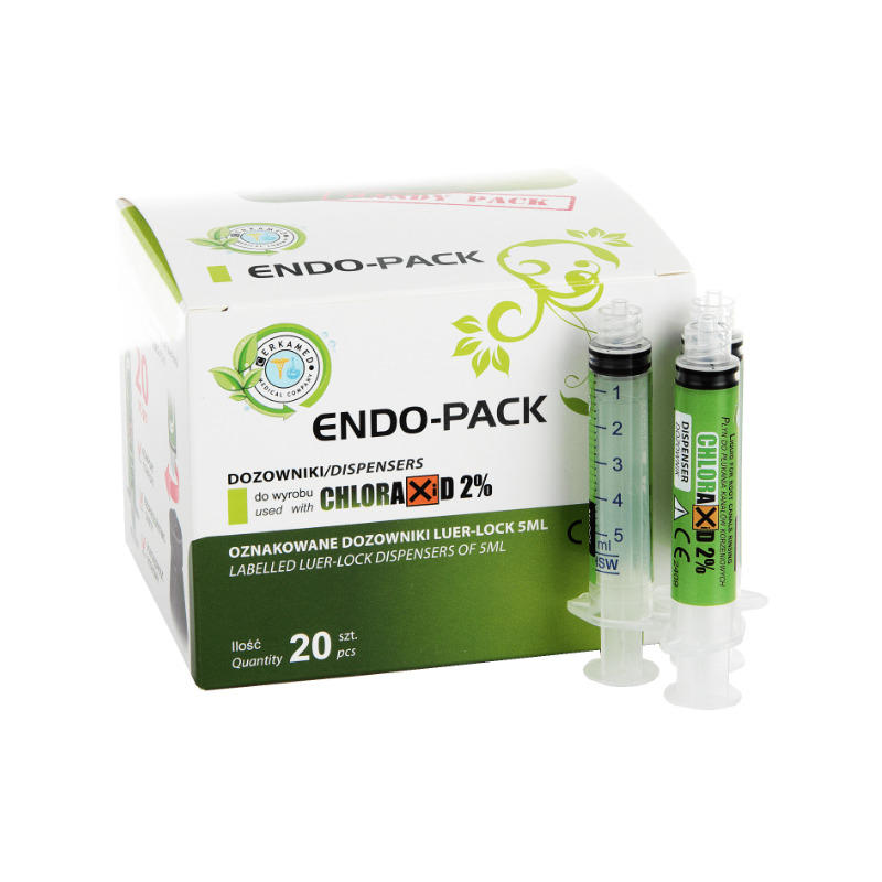 Chloraxid 2% stříkačka prázdná 20x5ml Endo-Pack