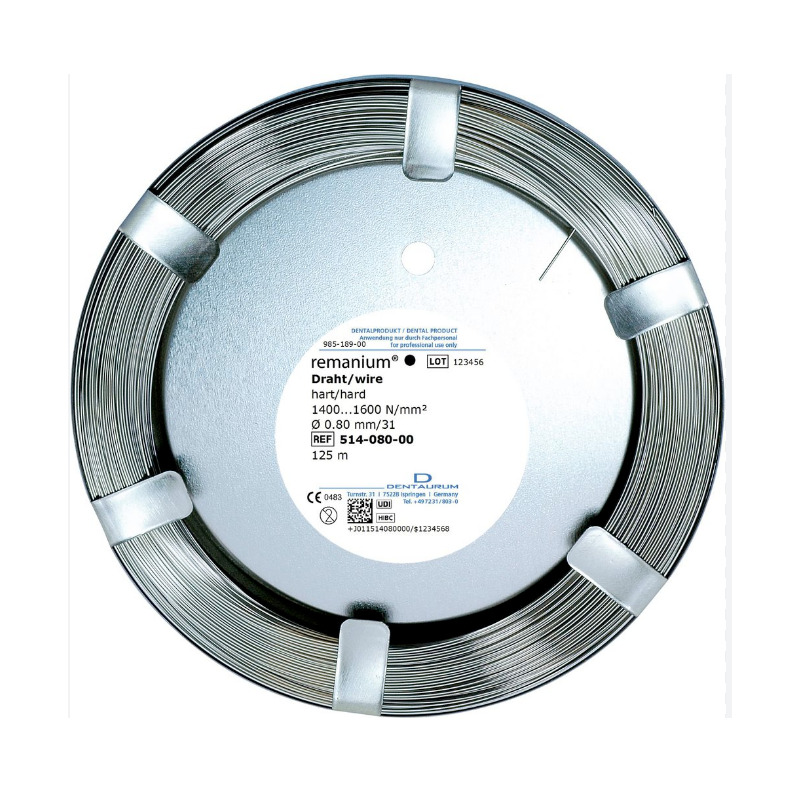 Drát Remanium kulatý 0,8 mm tvrdý, 125m