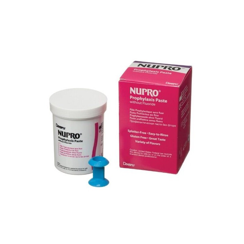 Nupro střední mint s fluoridy 340g kelímek