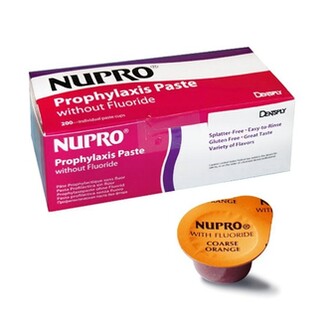 Nupro hrubé orange s fluoridy 200x1,9g kalíšky