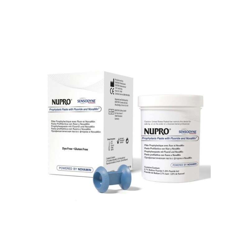 Nupro Sensodyne čistící orange s fluoridy 340g kelímek