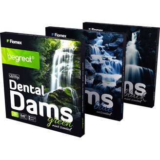 Dental Dam BeGreat zelený mint 36ks, (medium 0,18mm)