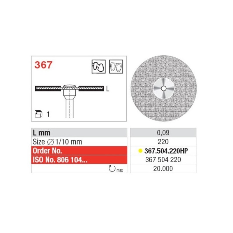 Disk diamantový UF 367.504.220