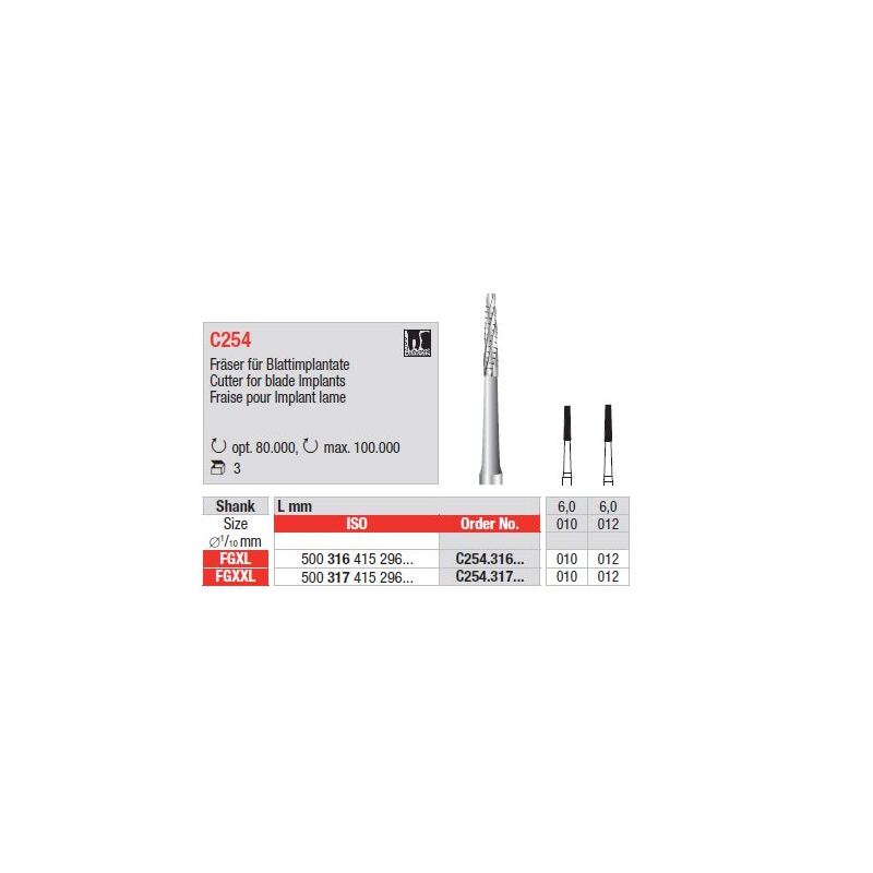 Chirurgická fréza FGXXL C254.317.010 (3ks/bal)