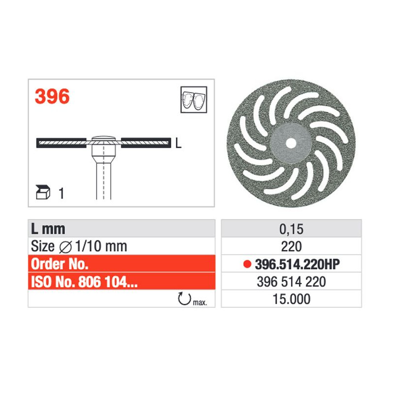 Disk diamantový SF 396.514.220 