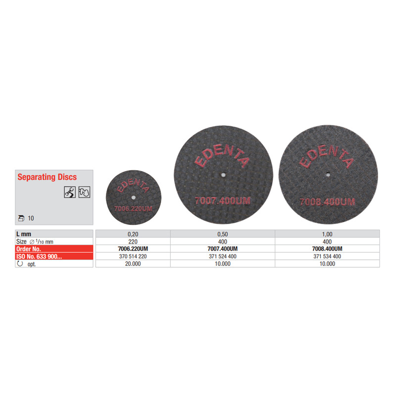 Disk separační 22x0,2mm (10ks/bal)
