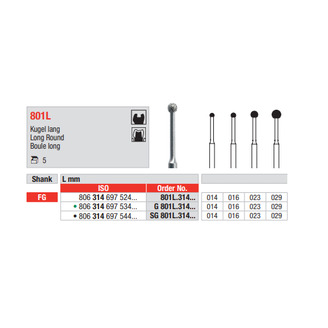 Diamant FG 801L.014 (5ks/bal)