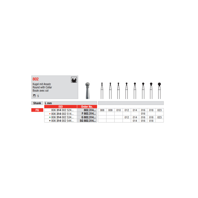 Diamant FG 802.016F (5ks/bal)