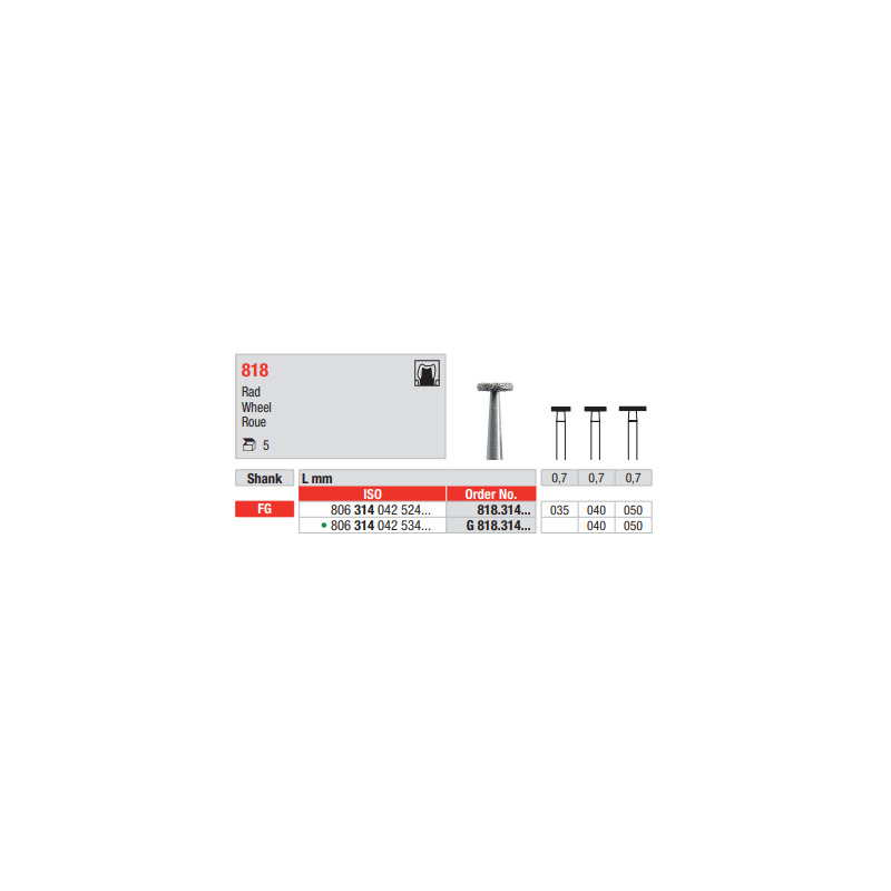 Diamant FG 818.035 (5ks/bal)