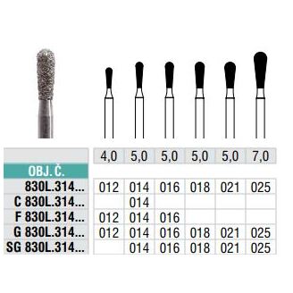 Diamant FG 830L.014F (5ks/bal)